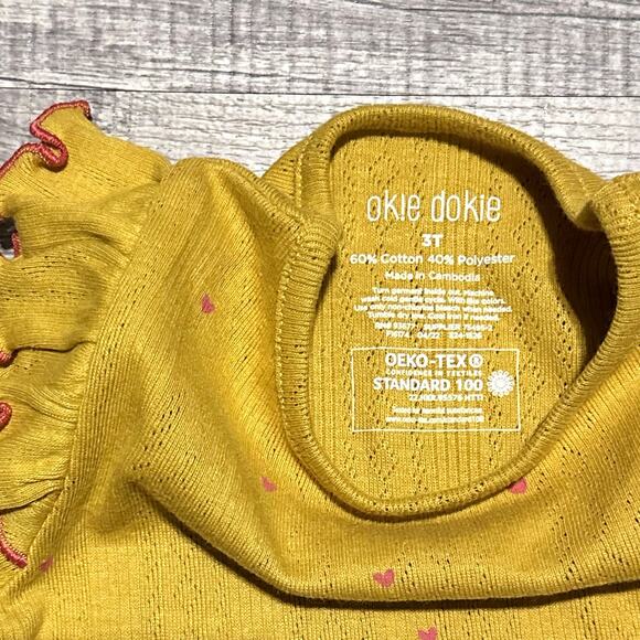 Girls Winter Top Bundle Sz 3T Long Sleeve Ruffle Shirt & 1/4 Zip Fleece - Picture 3 of 6